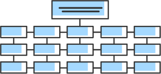 Illustration of blank boxes conveying the breadth of API and platform support